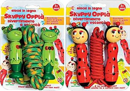 Giocattolo Corda Salto Maniglie Animali Ronchi Supertoys